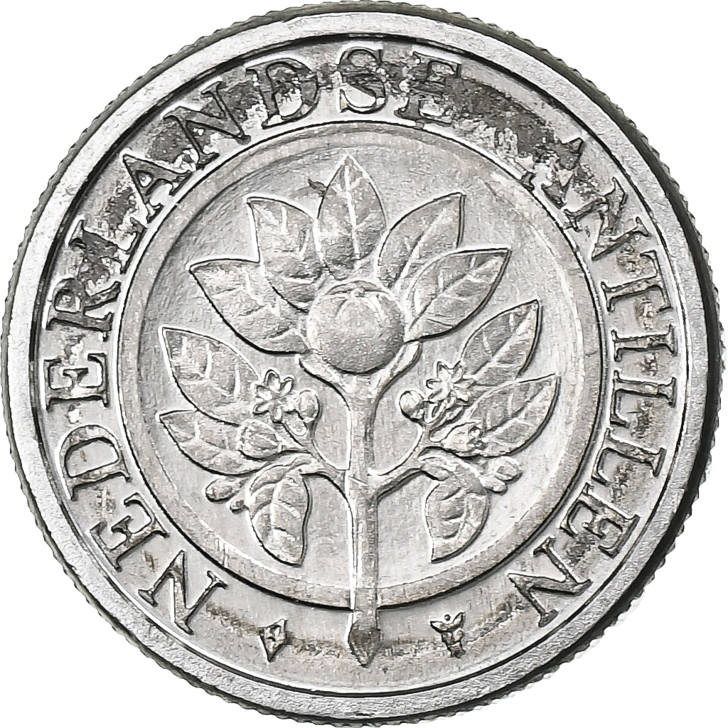 Netherlands Antilles, Cent, 1993, Utrecht, Aluminum, MS