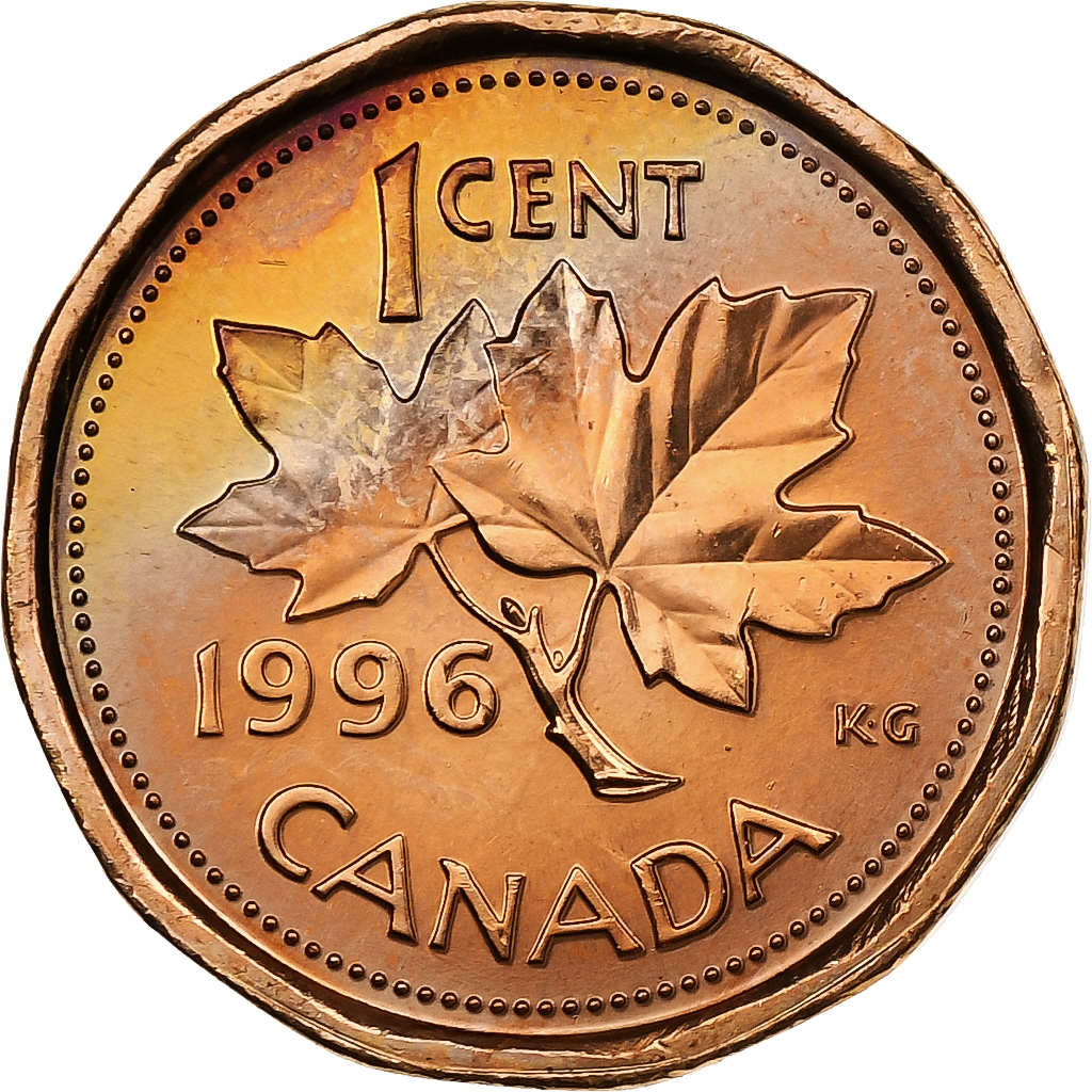 Canada, Cent, 1996, Royal Canadian Mint, Bronze, 