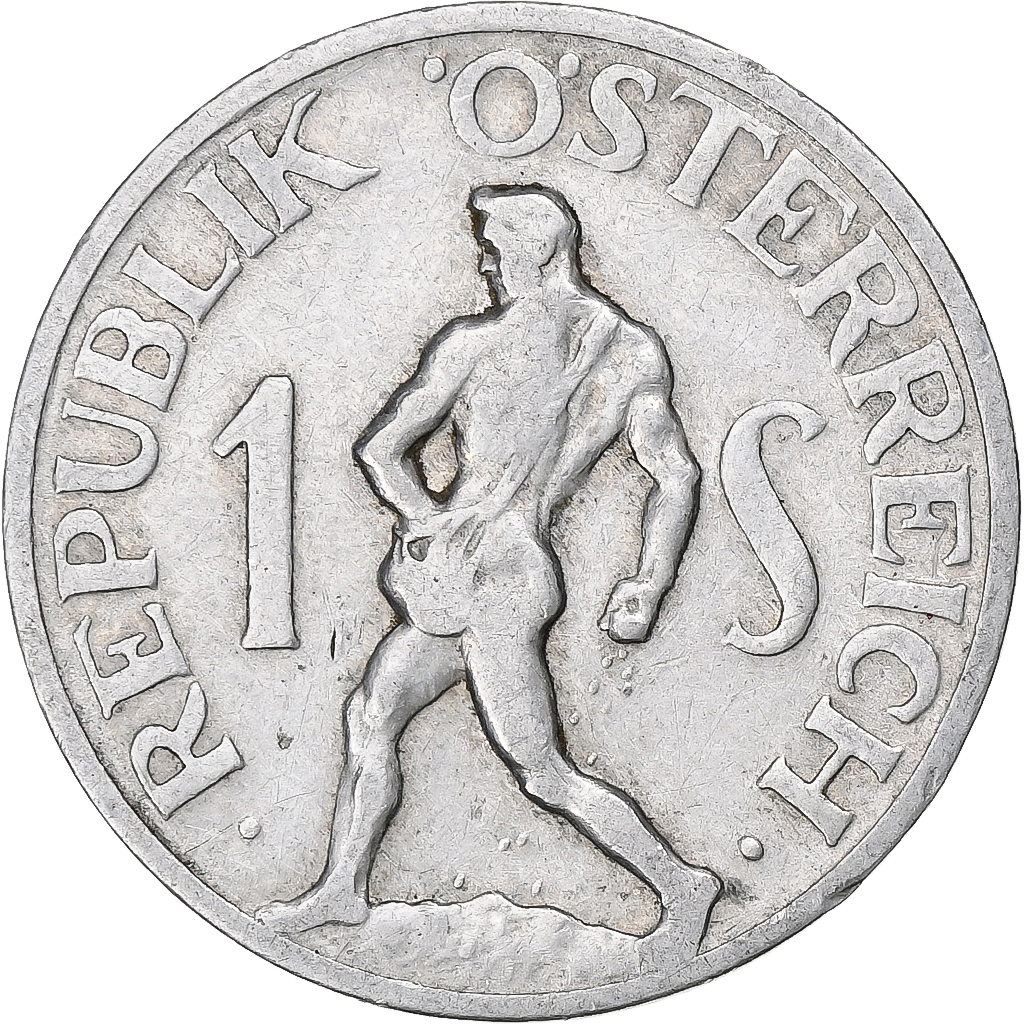 Austria, Schilling, 1946, Vienna, Aluminum, 