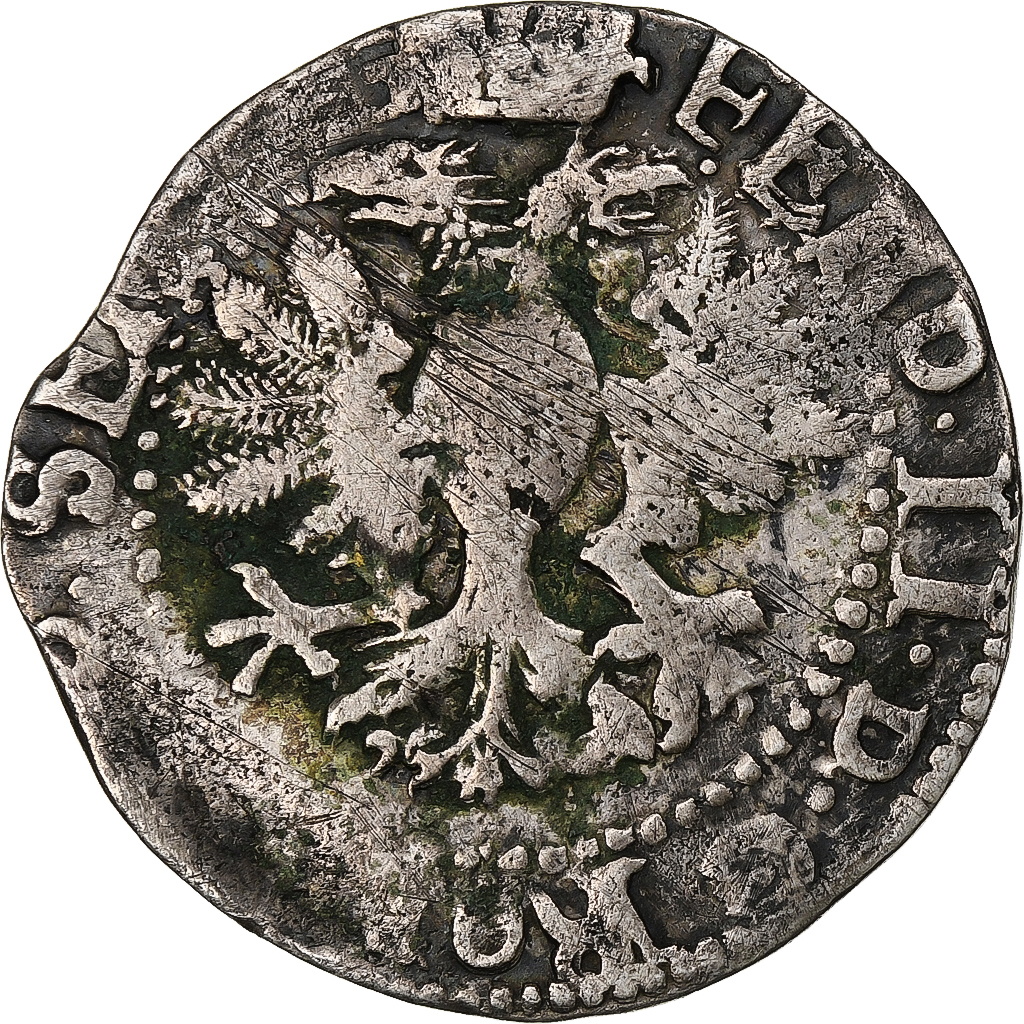 German States, Ferdinand II, 6 Stuber, 1619-1637, Emden, Silver, 