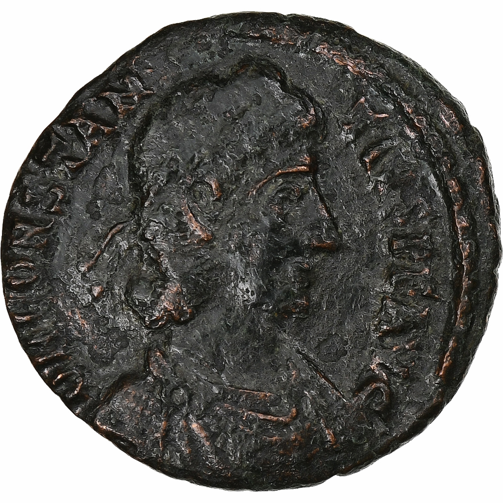 Constantius II, Follis, 351-355, Sirmium, Bronze, , RIC:52