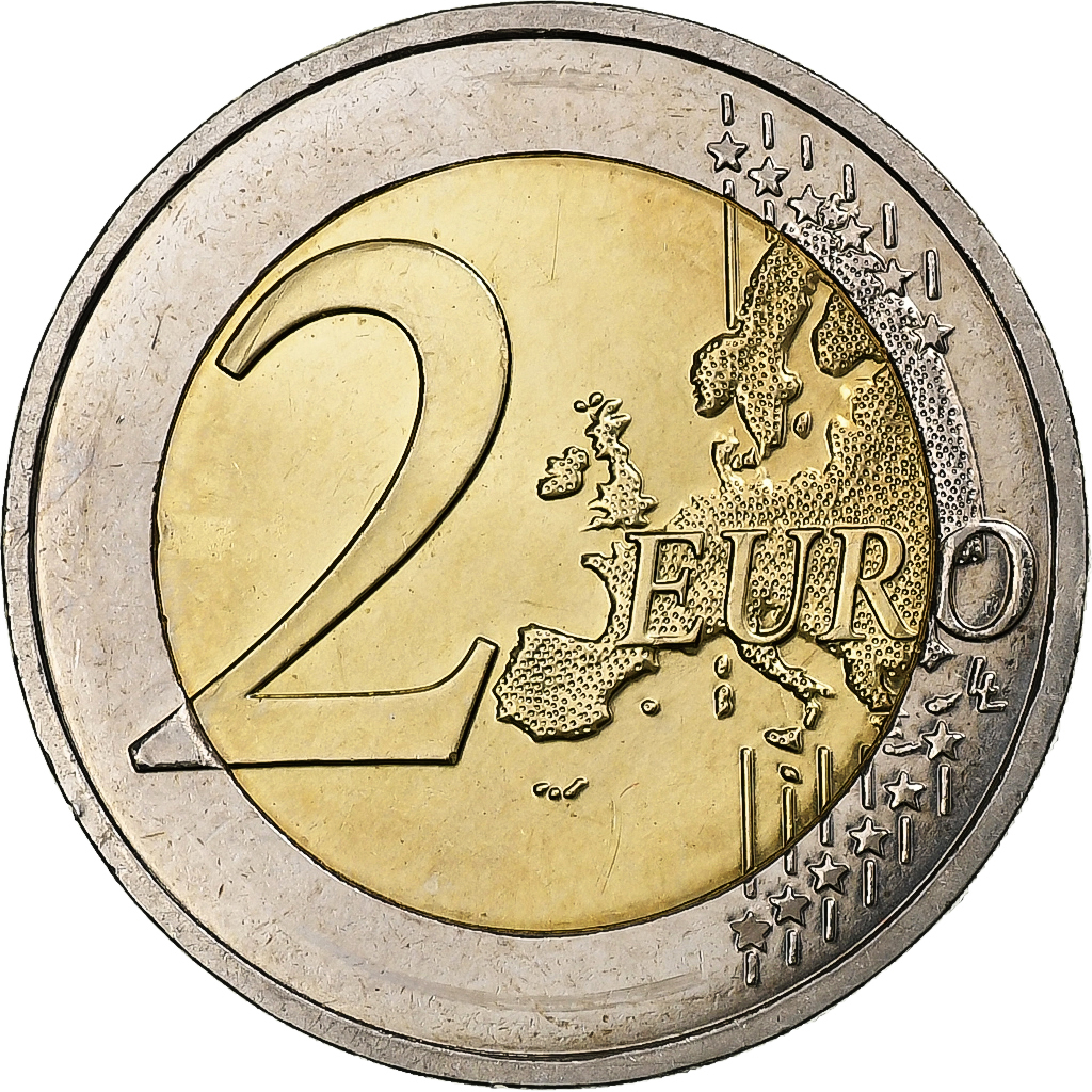 France, 2 Euro, 10 ans de l'euro, 2012, Pessac, Bimétallique, SPL