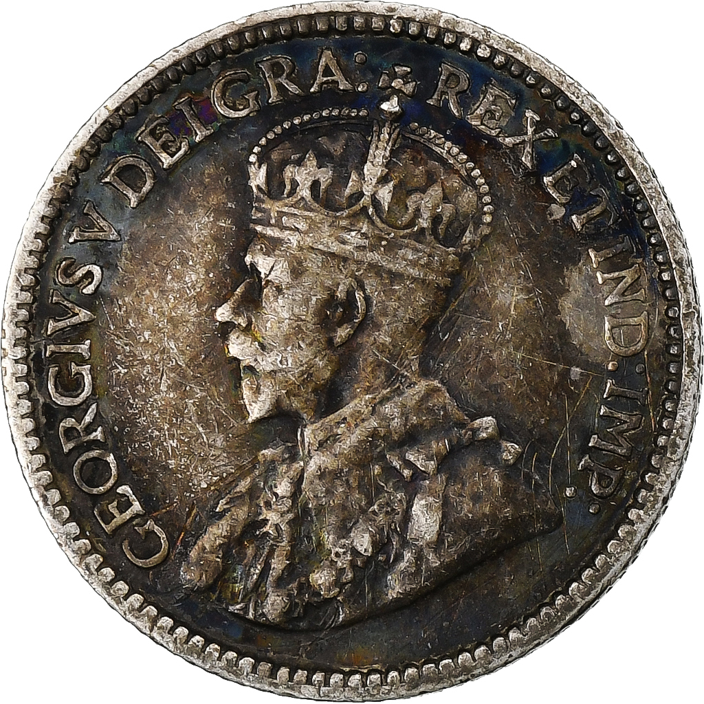 Canada, George V, 5 Cents, 1912, Ottawa, Silver, 