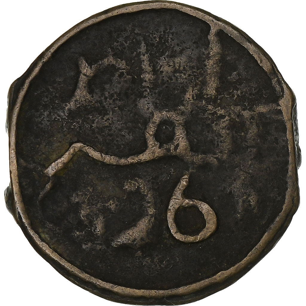 Morocco, 2 Falus, Fes, Bronze, F