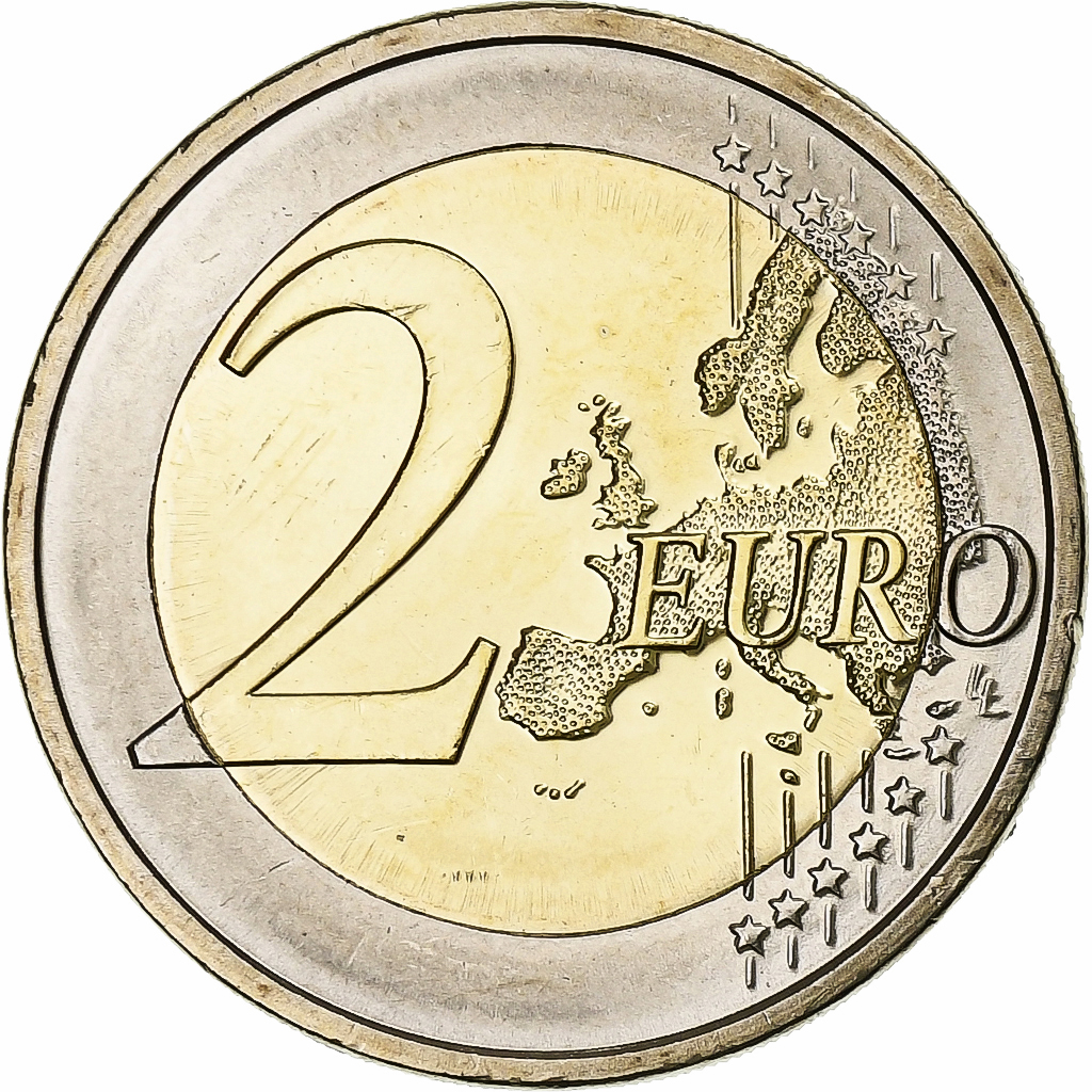 Slovenia, 2 Euro, 10 Years of Euros Cash, 2012, Kremnica, Bimetallic, 