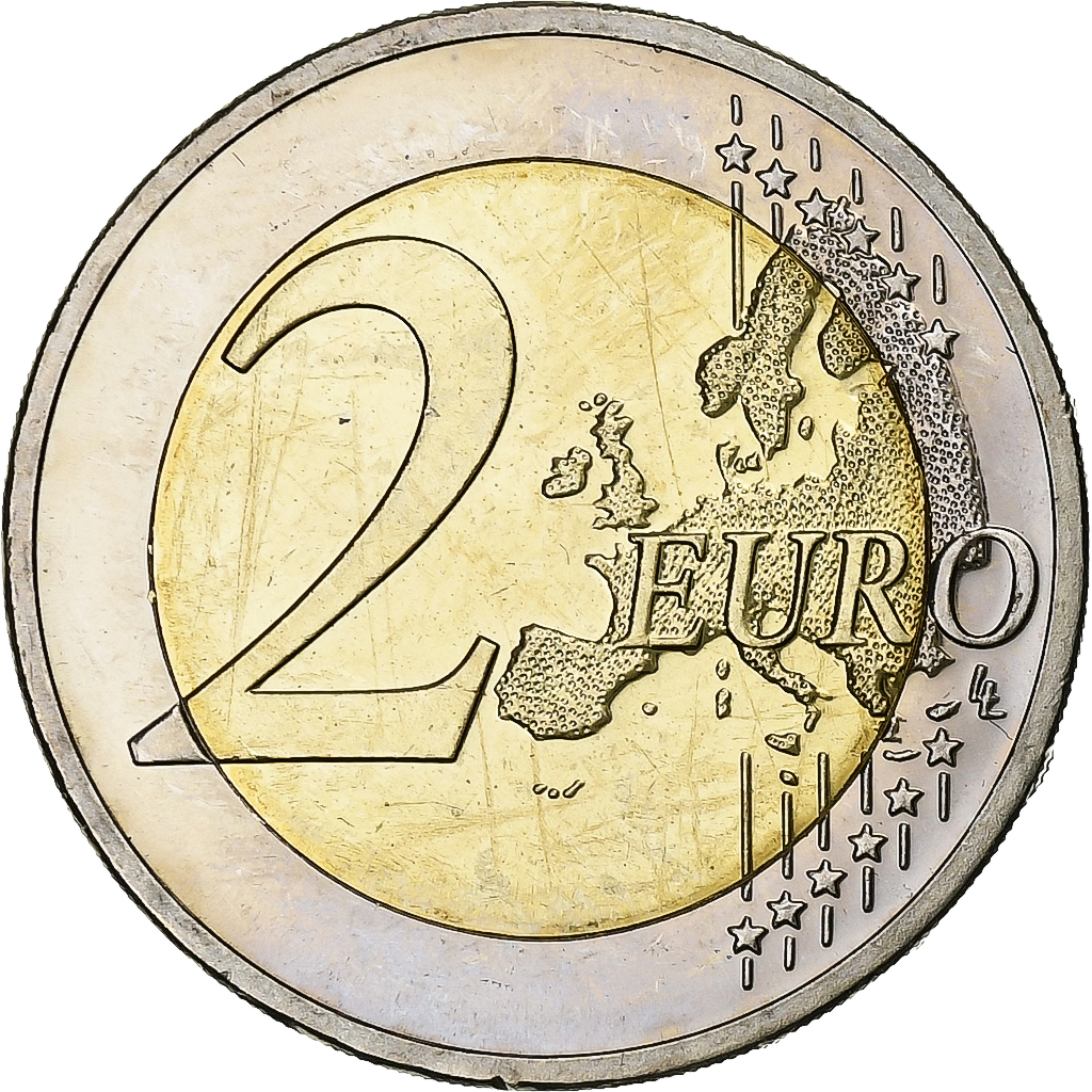Deutschland, 2 Euro, 10 Years of Euros Cash, 2012, Stuttgart, Bimetallic, UNZ