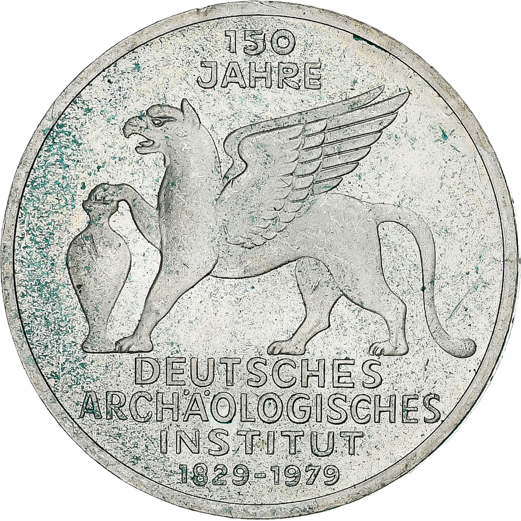 Germany, 5 Mark, German Archaeological Institute, 1979, Hamburg, Silver