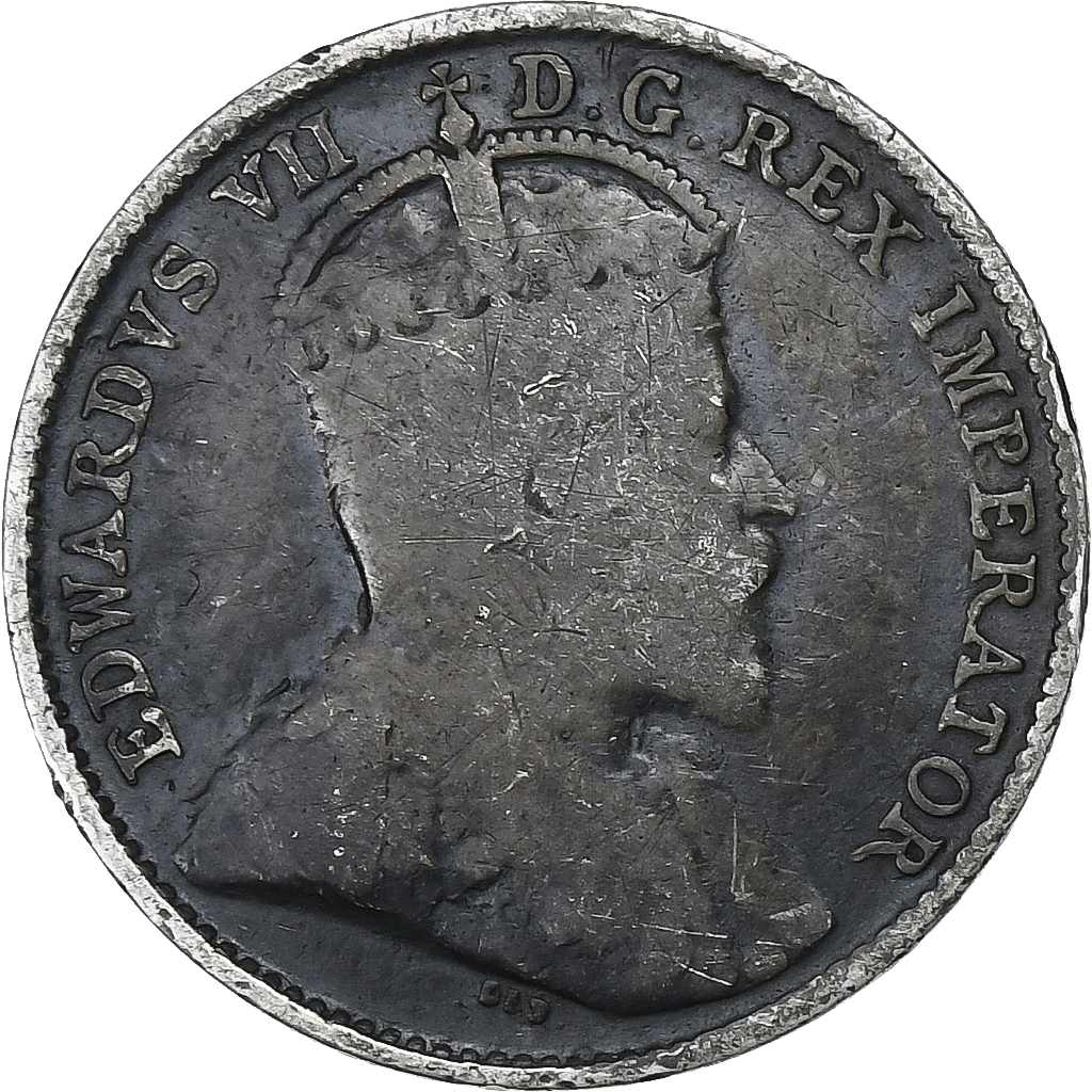 Canada, Edward VII, 5 Cents, 1902, Ottawa, Silver, 