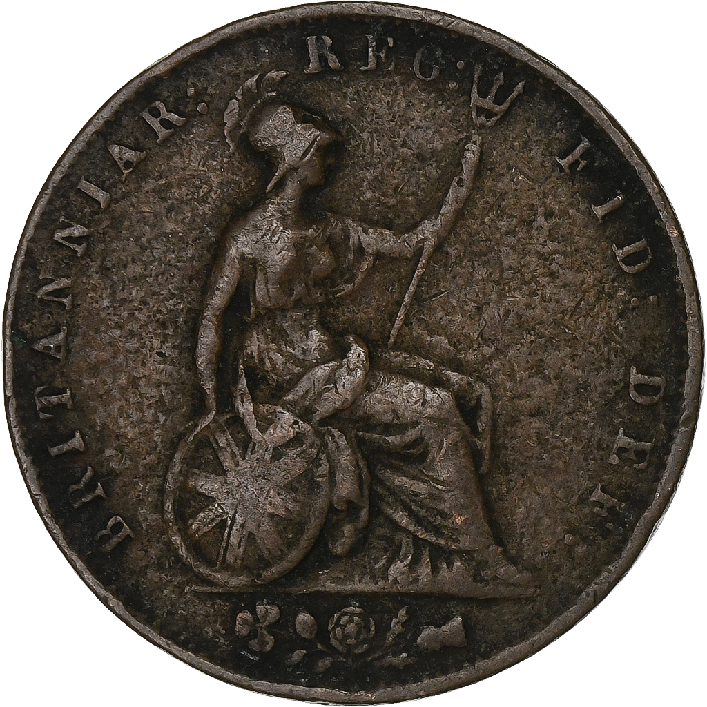 Great Britain, Victoria, Half Penny, 1855, London, Copper, 
