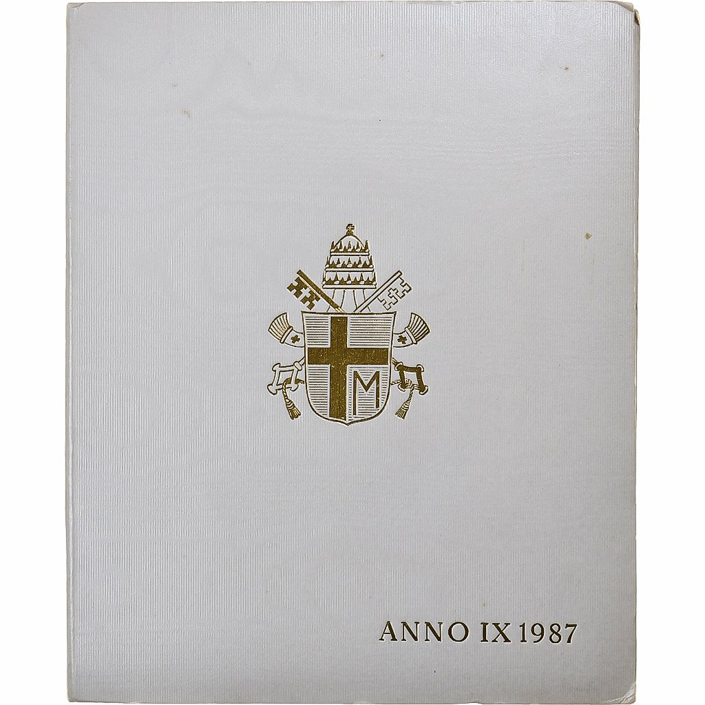 Vatican, Jean-Paul II, Set 10 L. - 1000 L., 1987, Rome, BU, 