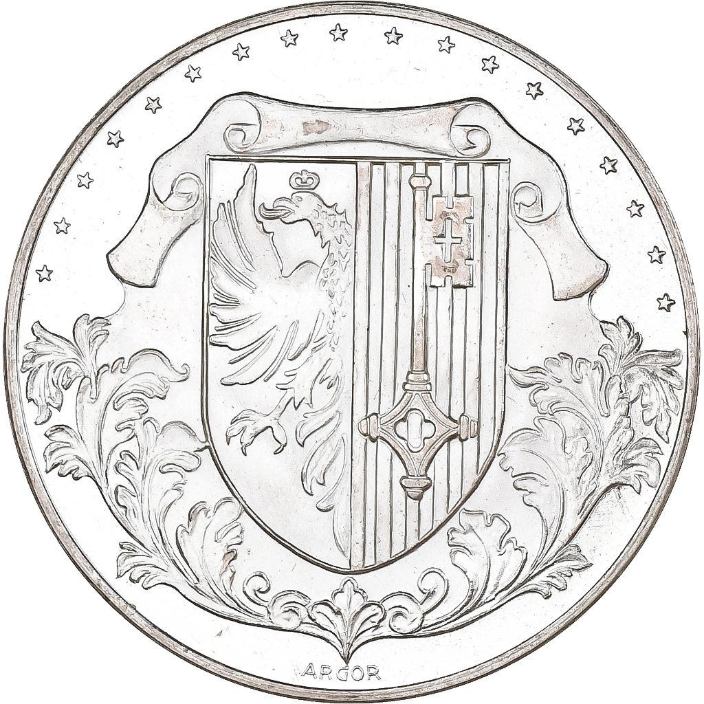 Switzerland, Medal, Entry of Geneva in Confederation, 1964, Silver, 