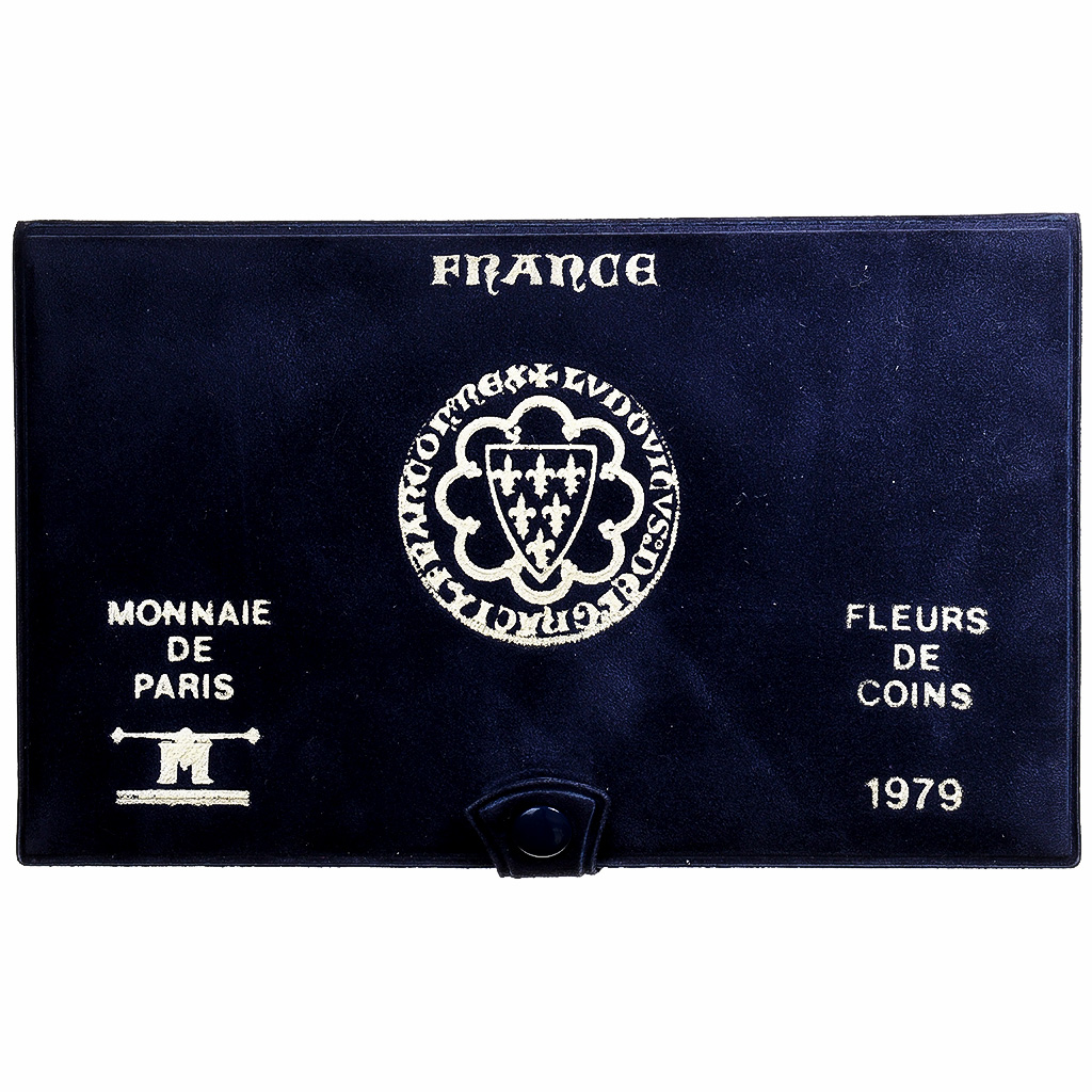 France, Coffret 1 c. à 50 frs., 1979, MDP, série FDC, 