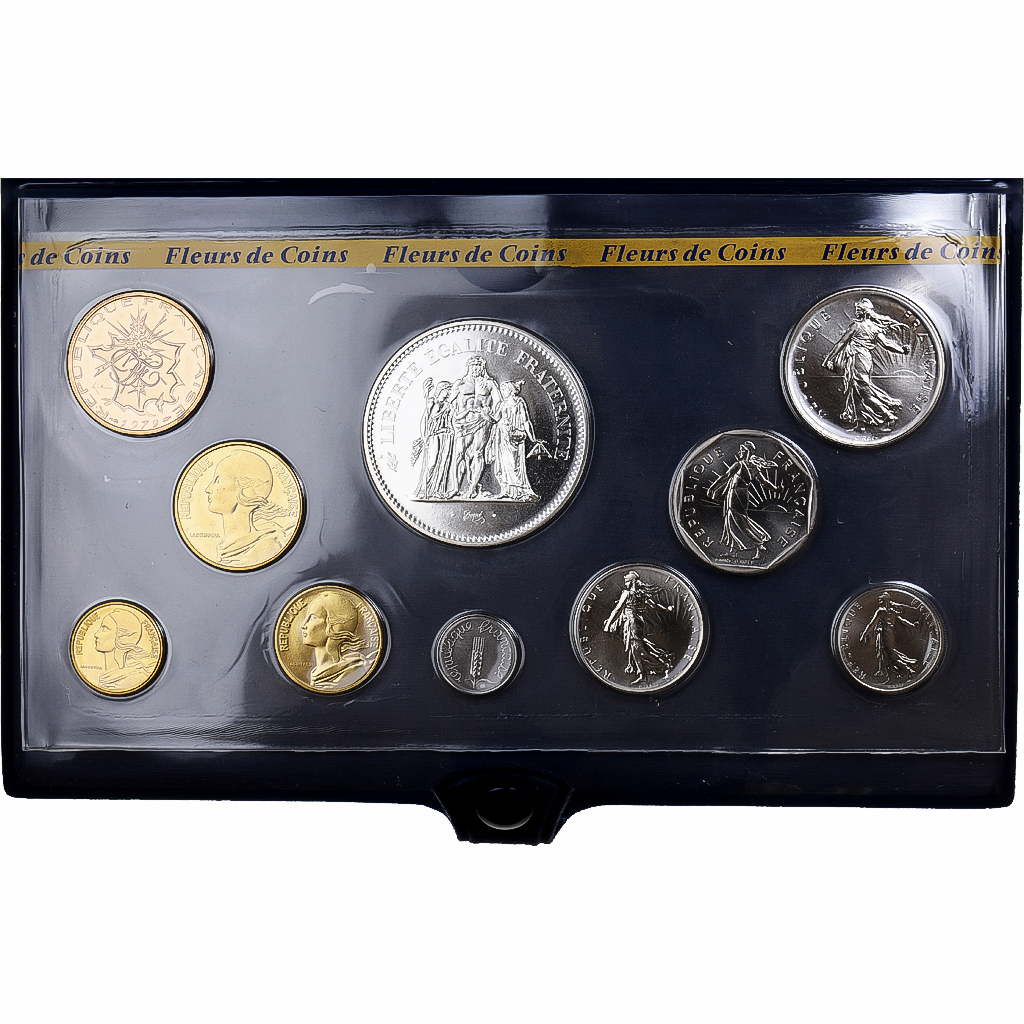 France, Coffret 1 c. à 50 frs., 1979, MDP, série FDC, 