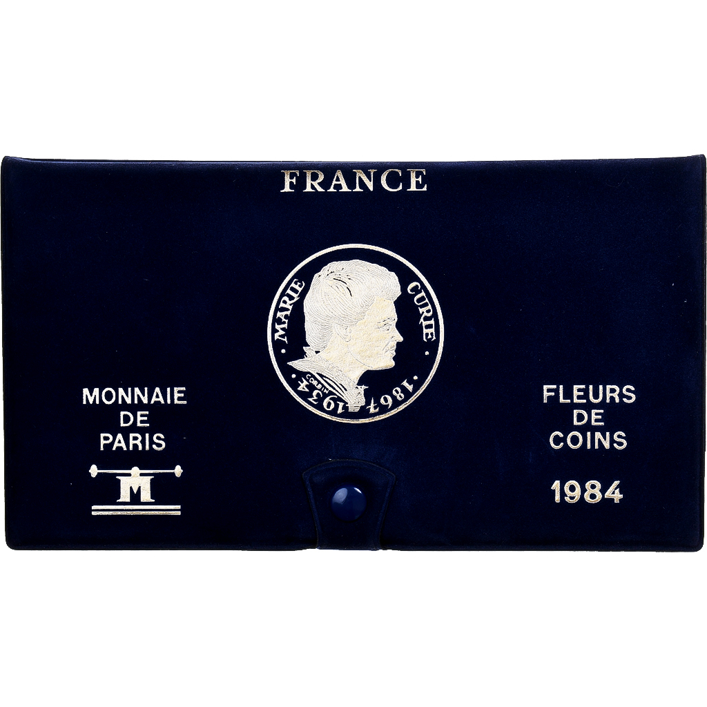 France, Coffret 1 c. à 100 frs., 1984, MDP, série FDC, 