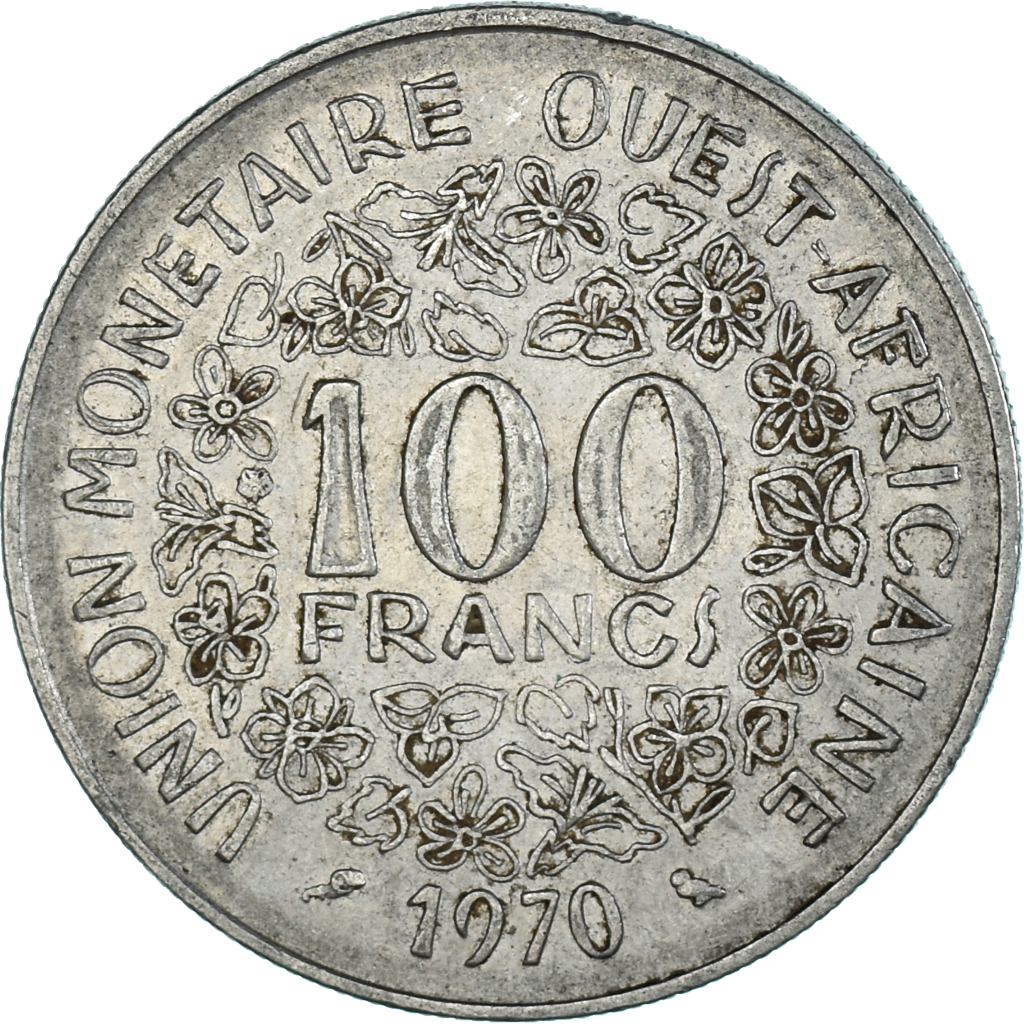 Coin, West African States, 100 Francs, 1970