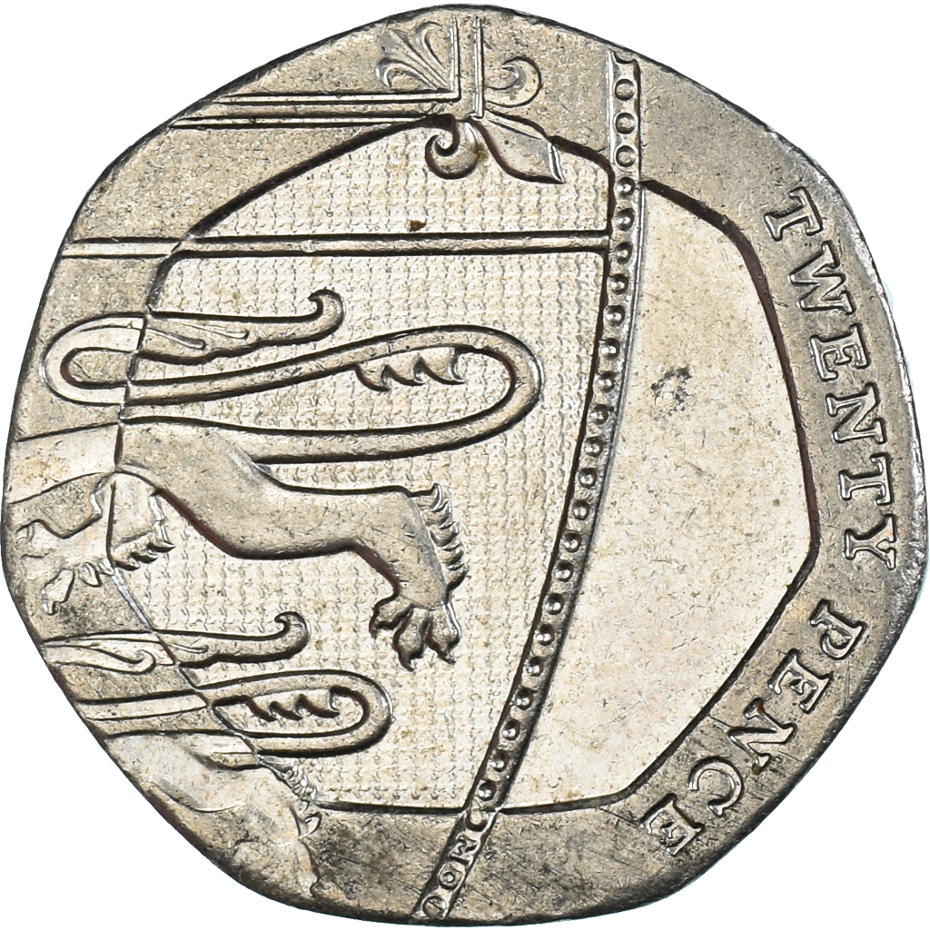 Coin, Great Britain, 20 Pence, 2016