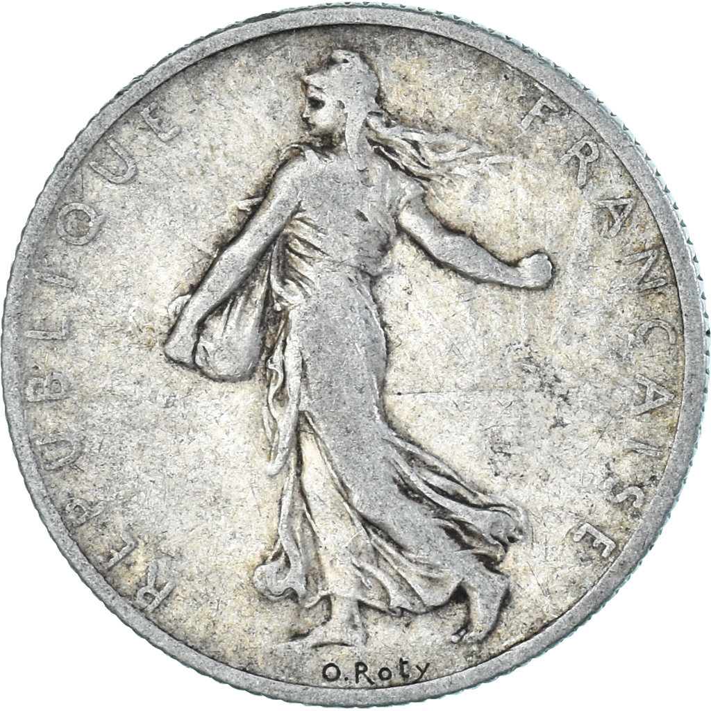 Munten, Frankrijk, Semeuse, 2 Francs, 1900, Paris, FR, Zilver, KM:845.1