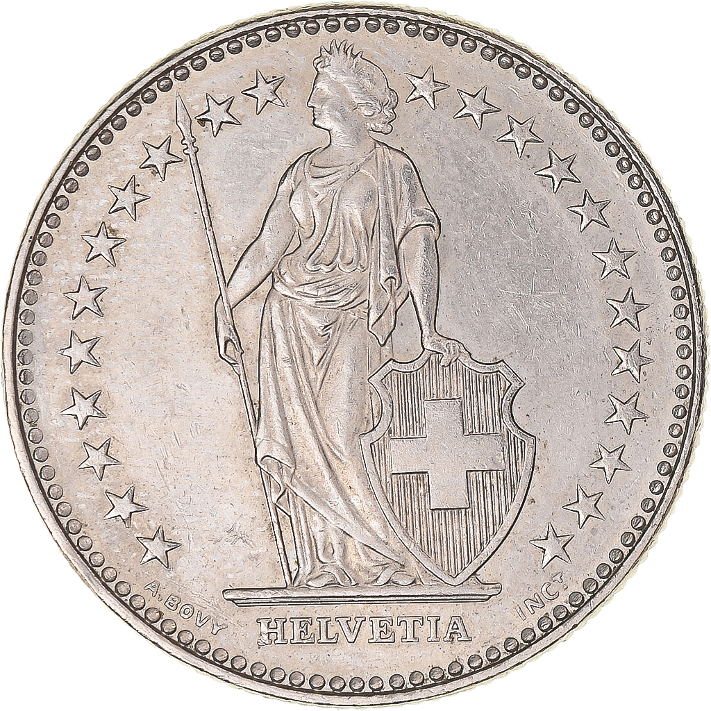 Coin, Switzerland, 2 Francs, 1988, Bern, , Copper-nickel, KM:21a.3