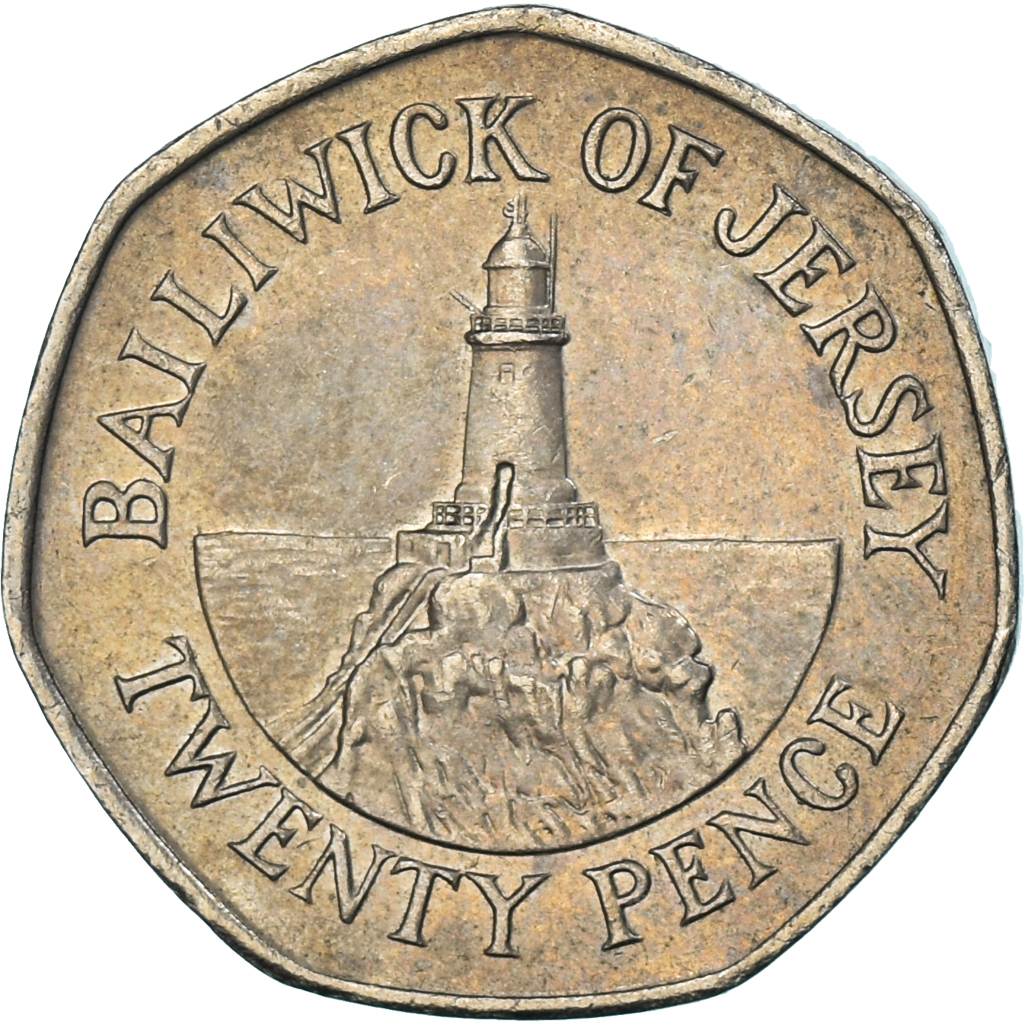 Coin, Jersey, 20 Pence, 1998