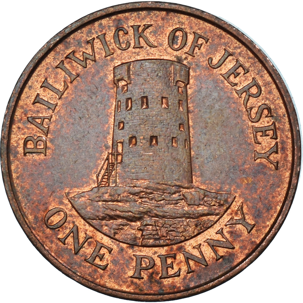 Coin, Jersey, Penny, 1988