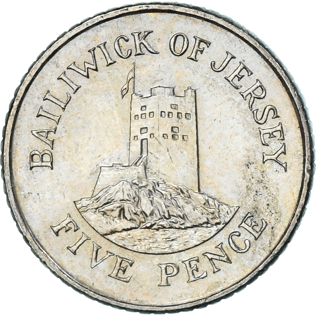 Coin, Jersey, 5 Pence, 2002