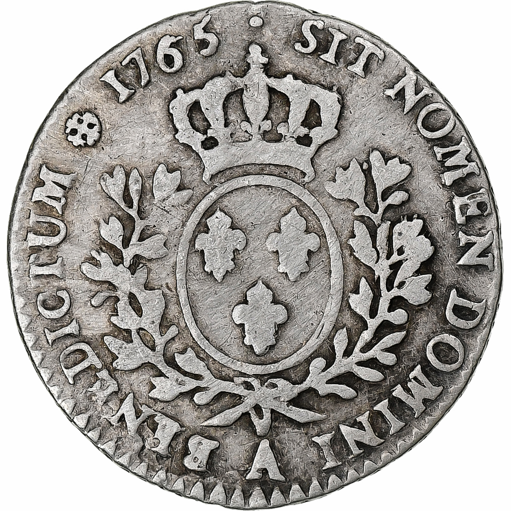 France, Louis XV, 1/10 Écu au bandeau, 1765, Paris, Silver, VF(20-25)