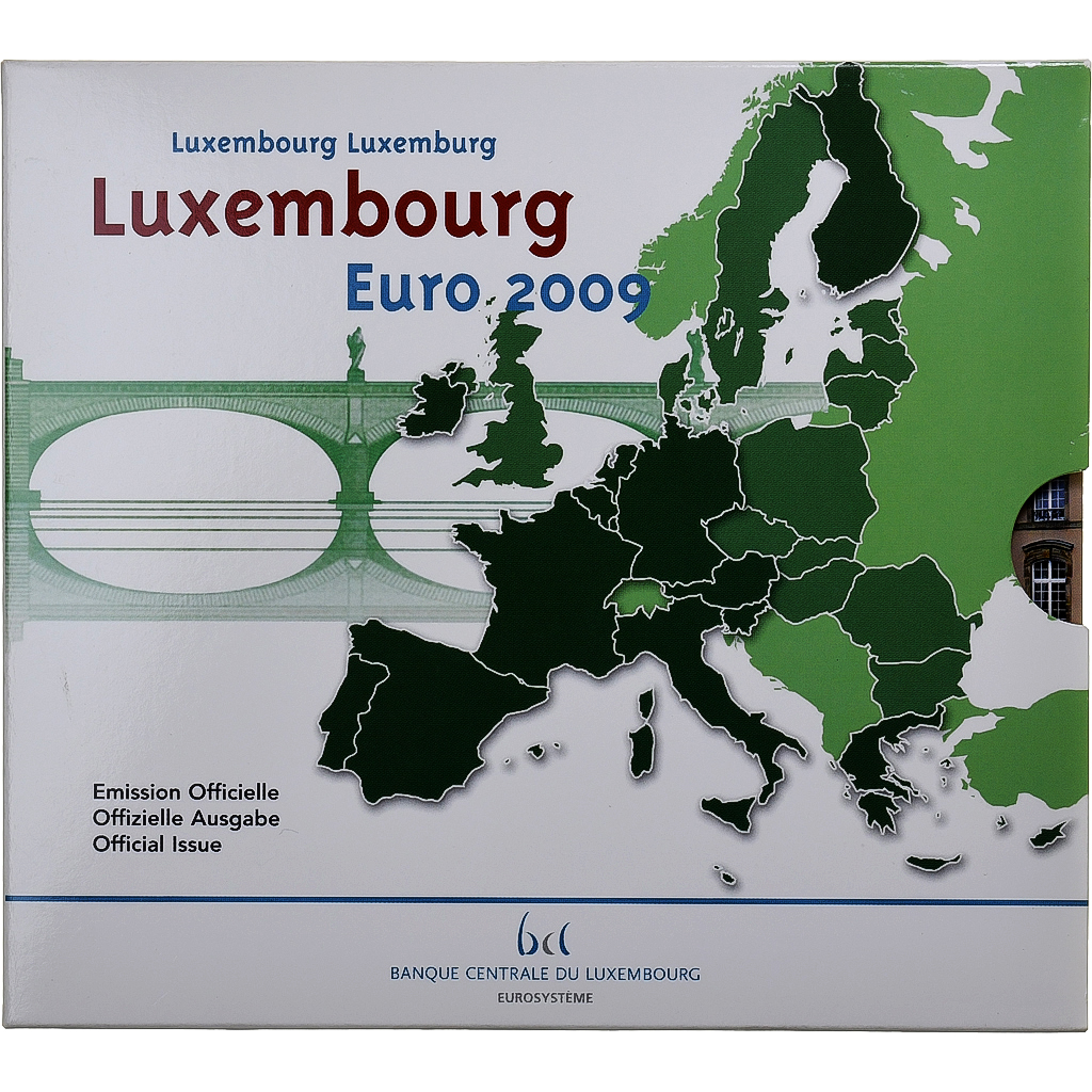 Luxembourg, Set 1 ct. - 2 Euro, BU, 2009, Utrecht, FDC