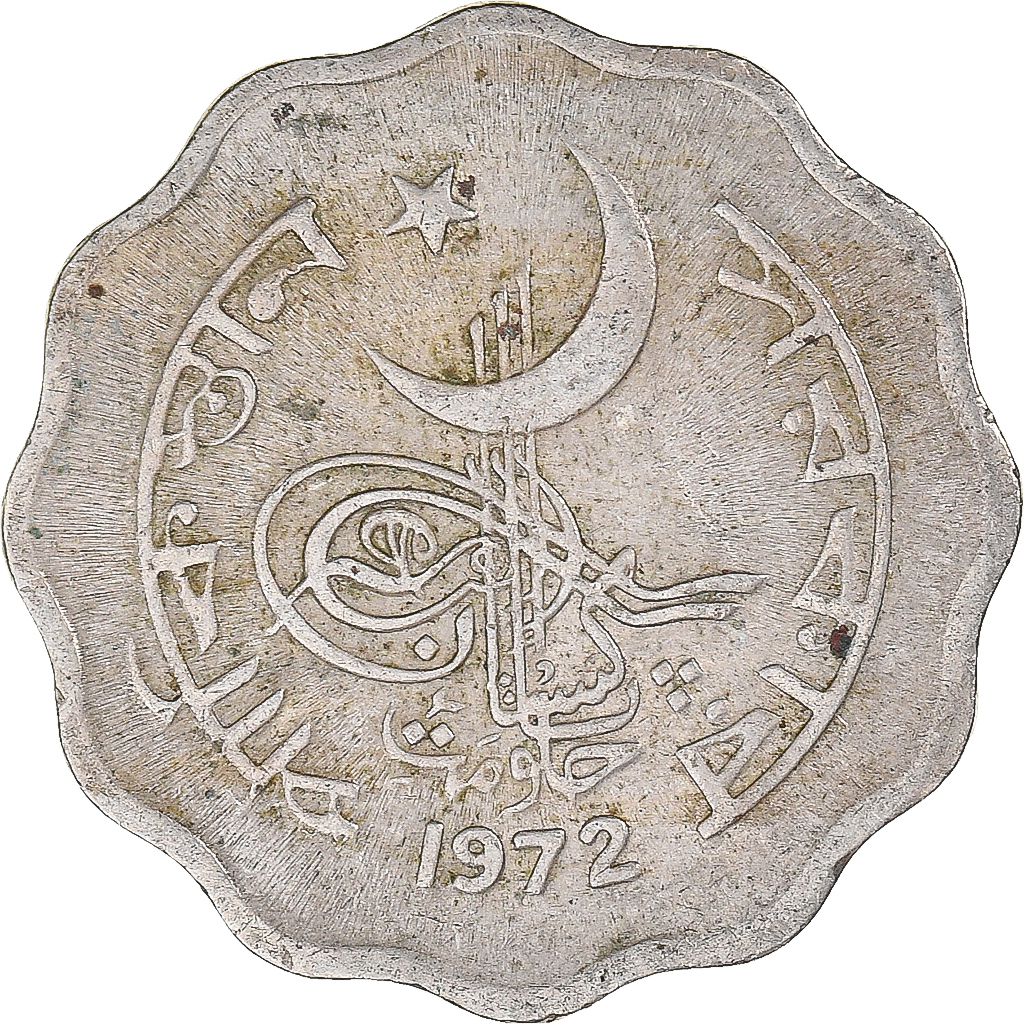 Coin, Pakistan, 10 Paisa, 1972