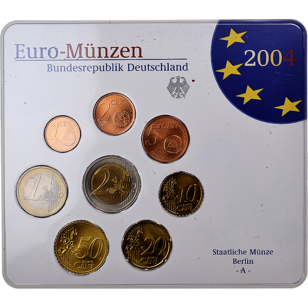 Deutschland, Set 1 ct. - 2 Euro, 2004, Berlin, STGL