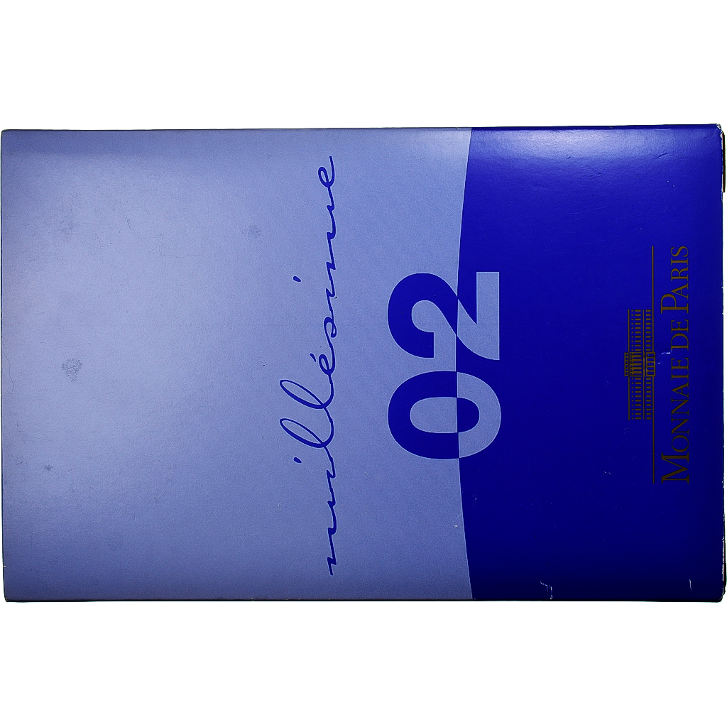 France, Coffret 1c. à 2€, BE, 2002, MDP, FDC
