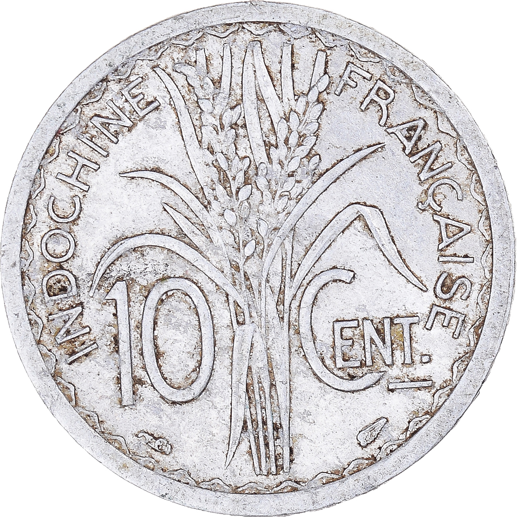 Coin, FRENCH INDO-CHINA, 10 Cents, 1945
