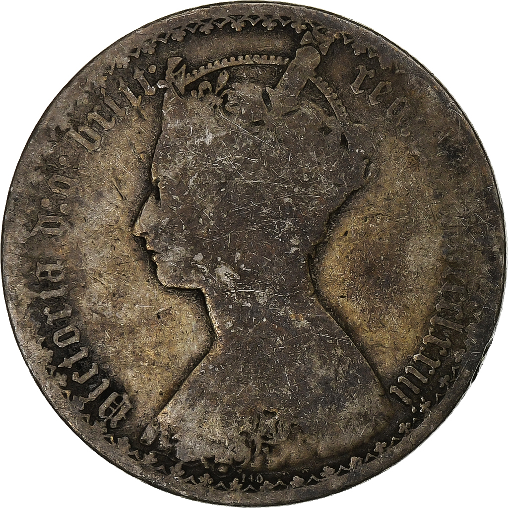 Great Britain, Victoria, Florin, 1873, London, Silver, 