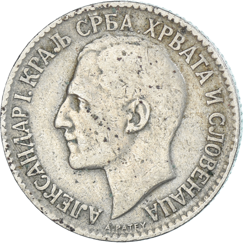 Coin, Yugoslavia, 2 Dinara, 1925