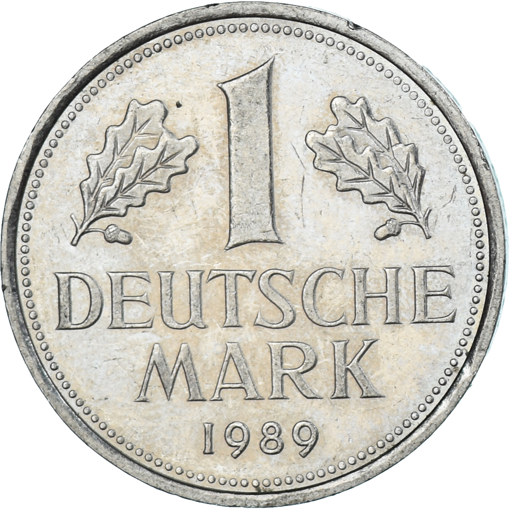 Coin, Germany, Mark, 1989