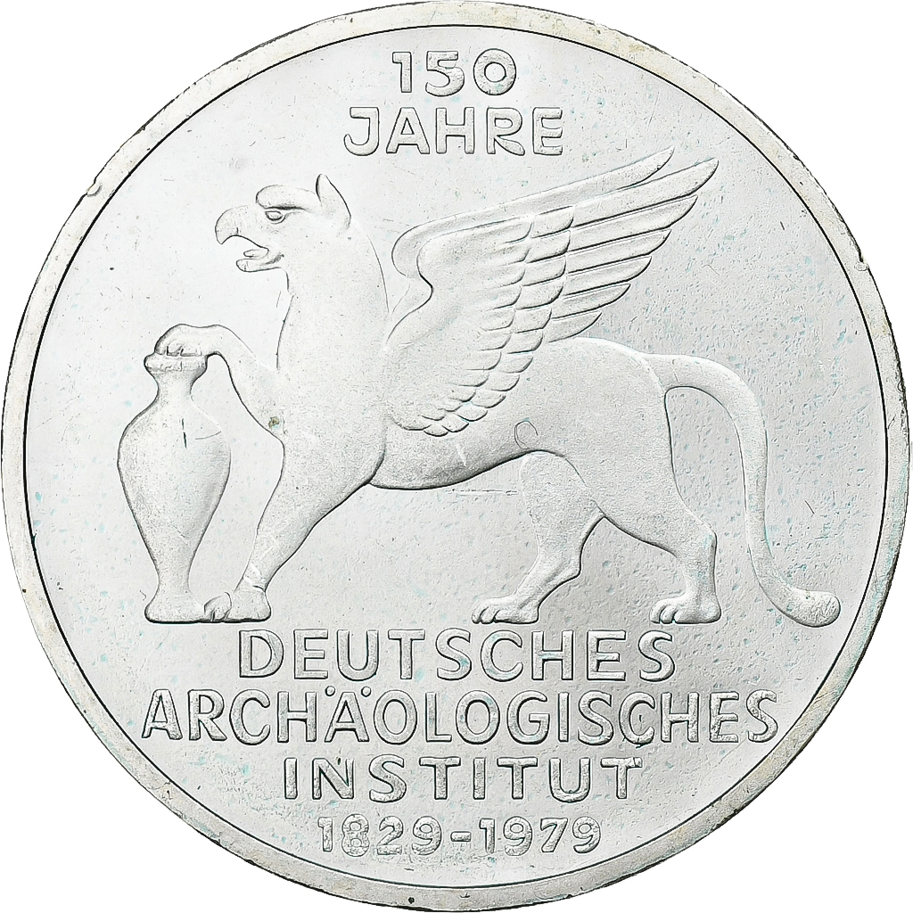 Germany, 5 Deutsche Mark, German Archaeological Institute, 1979, Hamburg