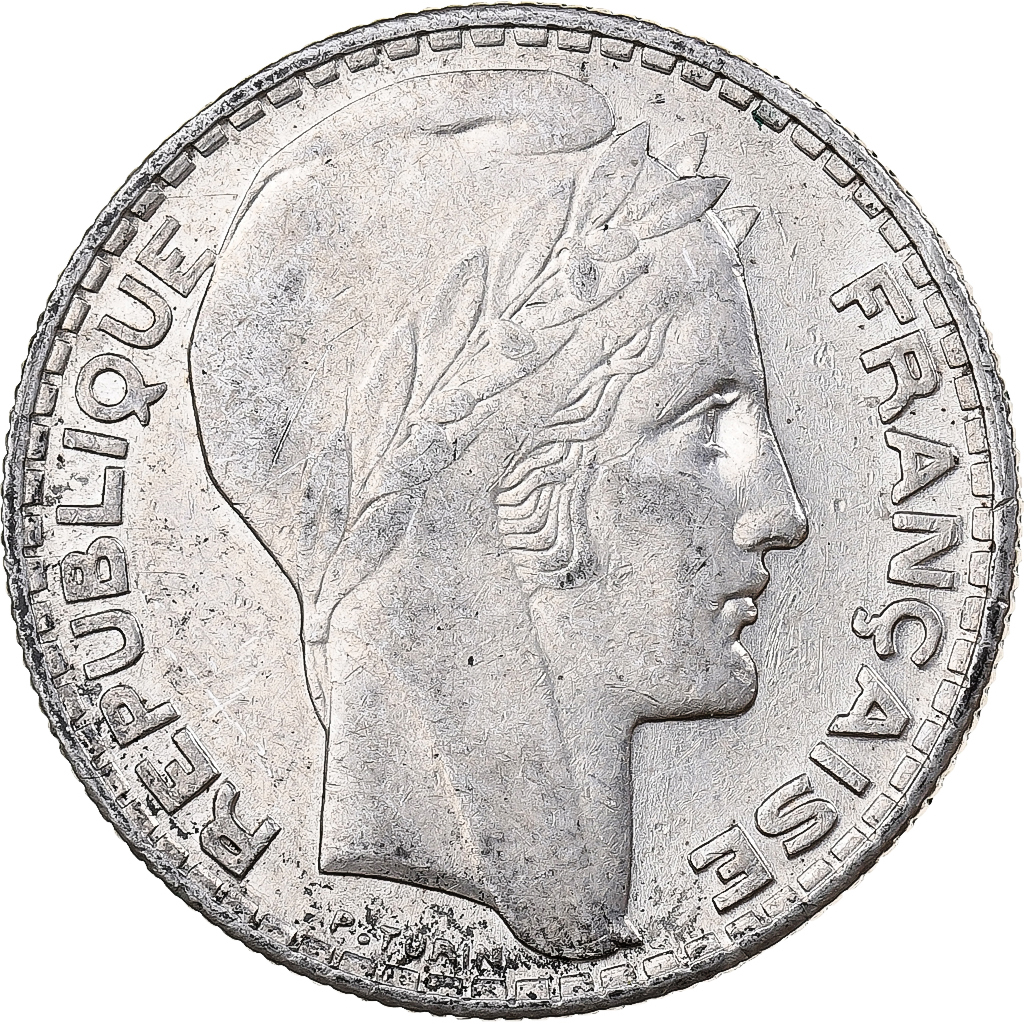 France, 10 Francs, Turin, 1934, Paris, Silver, 