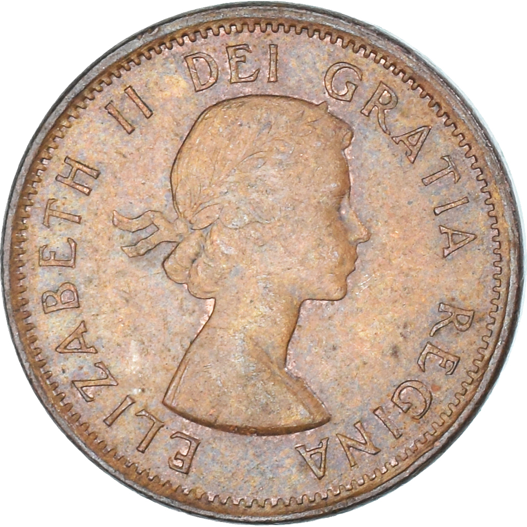 Coin, Canada, Cent, 1961