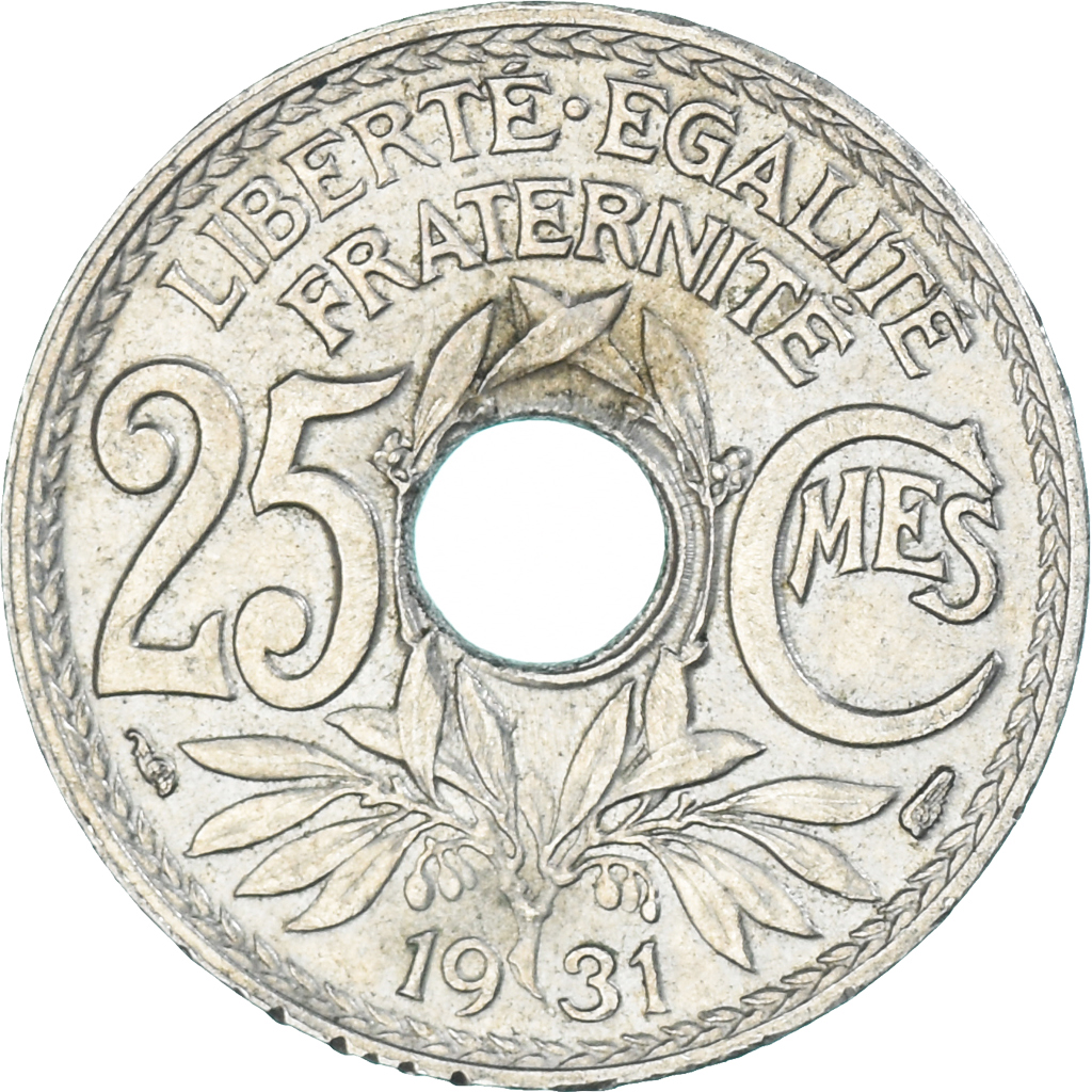 Coin, France, 25 Centimes, 1931