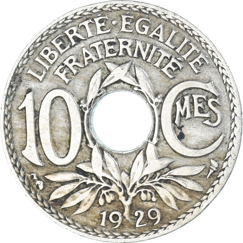 Coin, France, 10 Centimes, 1929