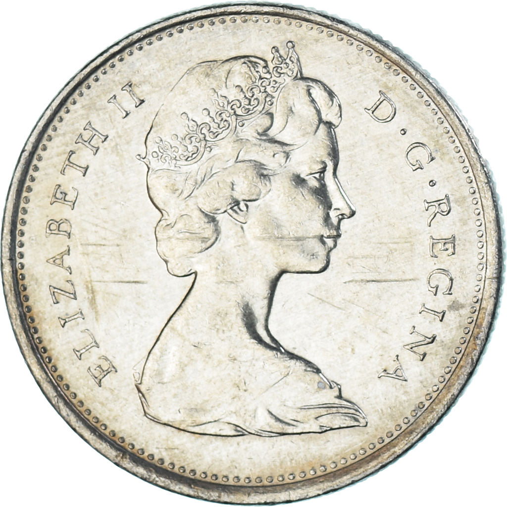 Coin, Canada, 25 Cents, 1974