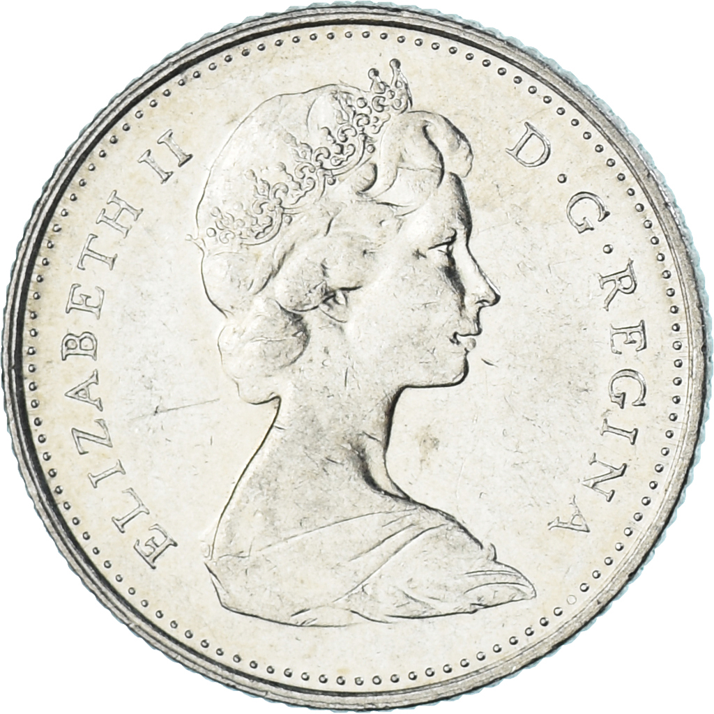 Coin, Canada, 10 Cents, 1977