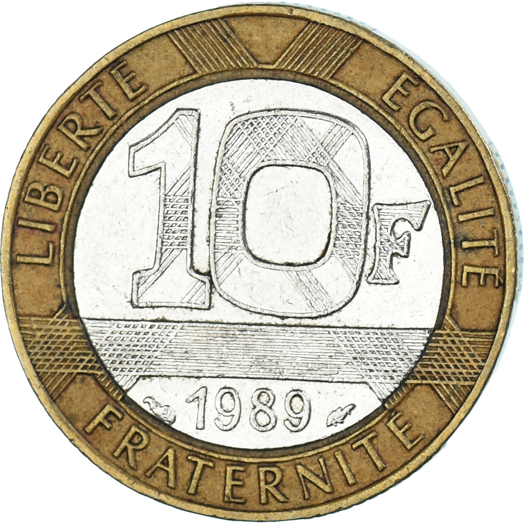 Coin, France, 10 Francs, 1989