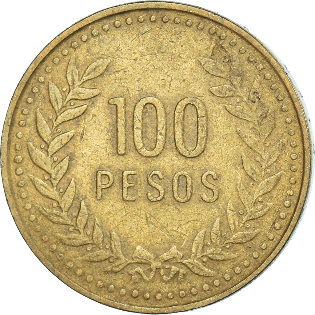 Coin, Colombia, 100 Pesos, 1993
