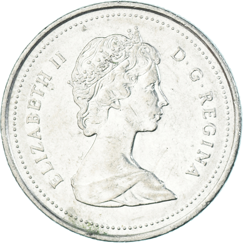 Coin, Canada, 25 Cents, 1988