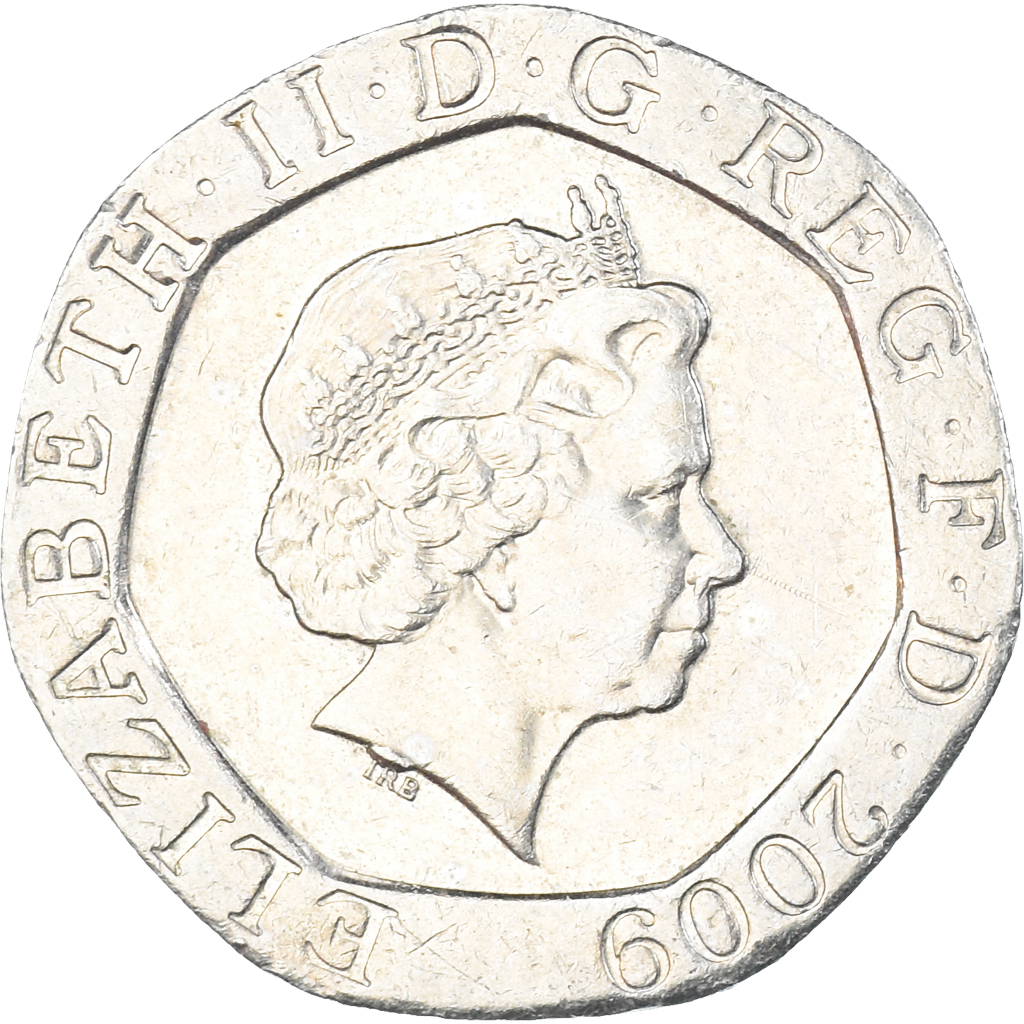 Coin, Great Britain, 20 Pence, 2009