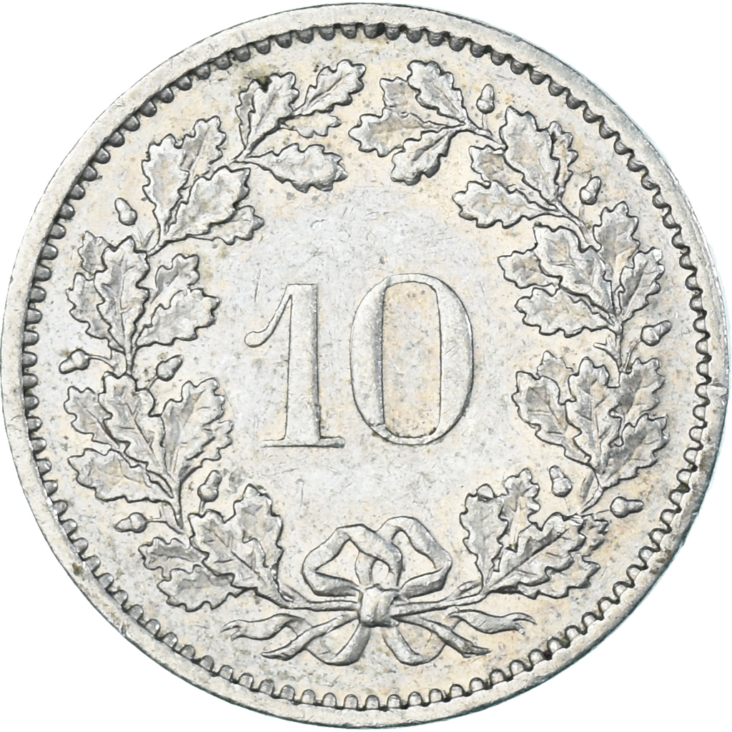 Coin, Switzerland, 10 Rappen, 1973