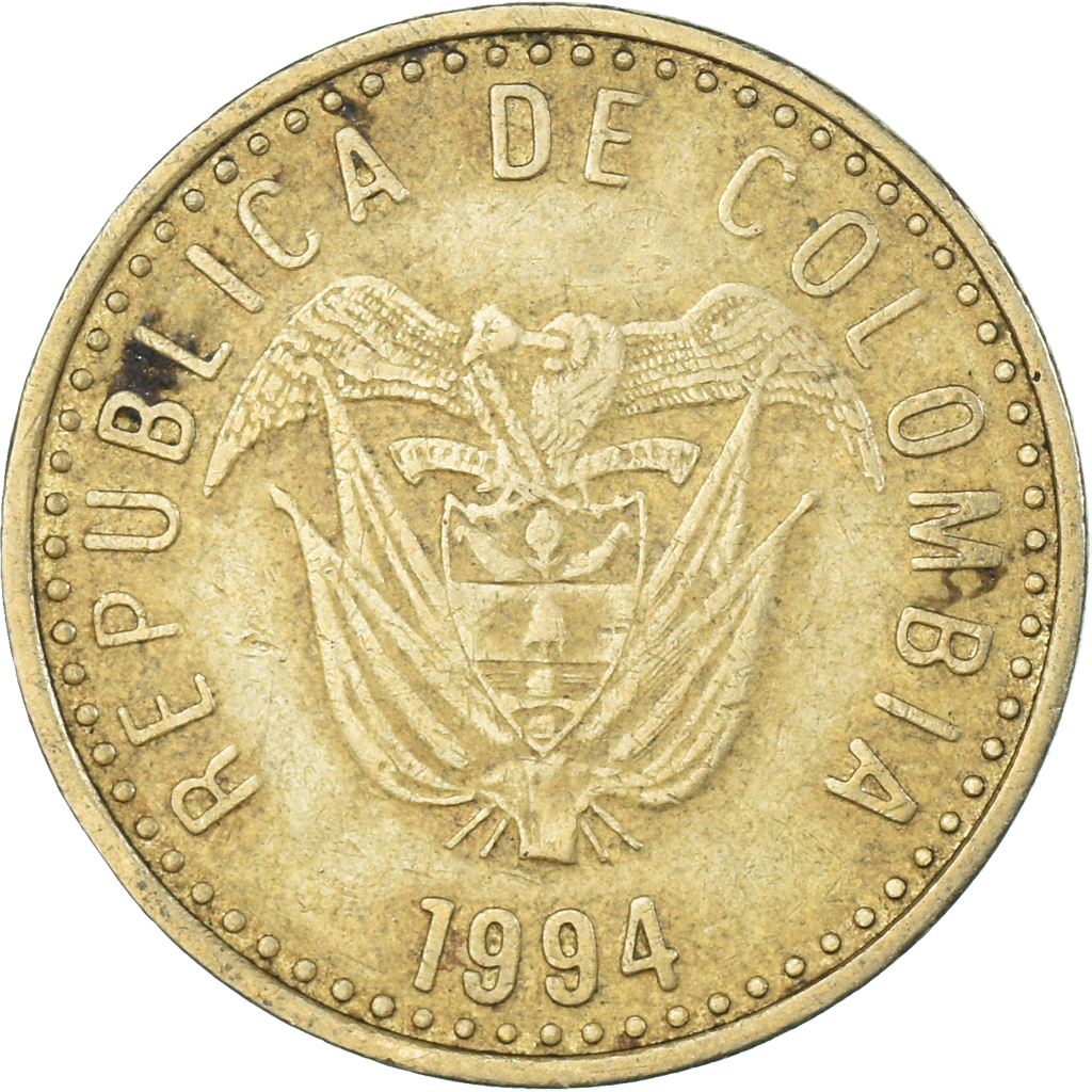 Coin, Colombia, 100 Pesos, 1994
