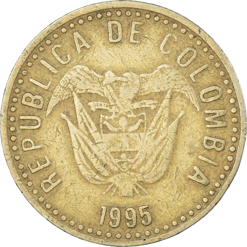 Coin, Colombia, 100 Pesos, 1995