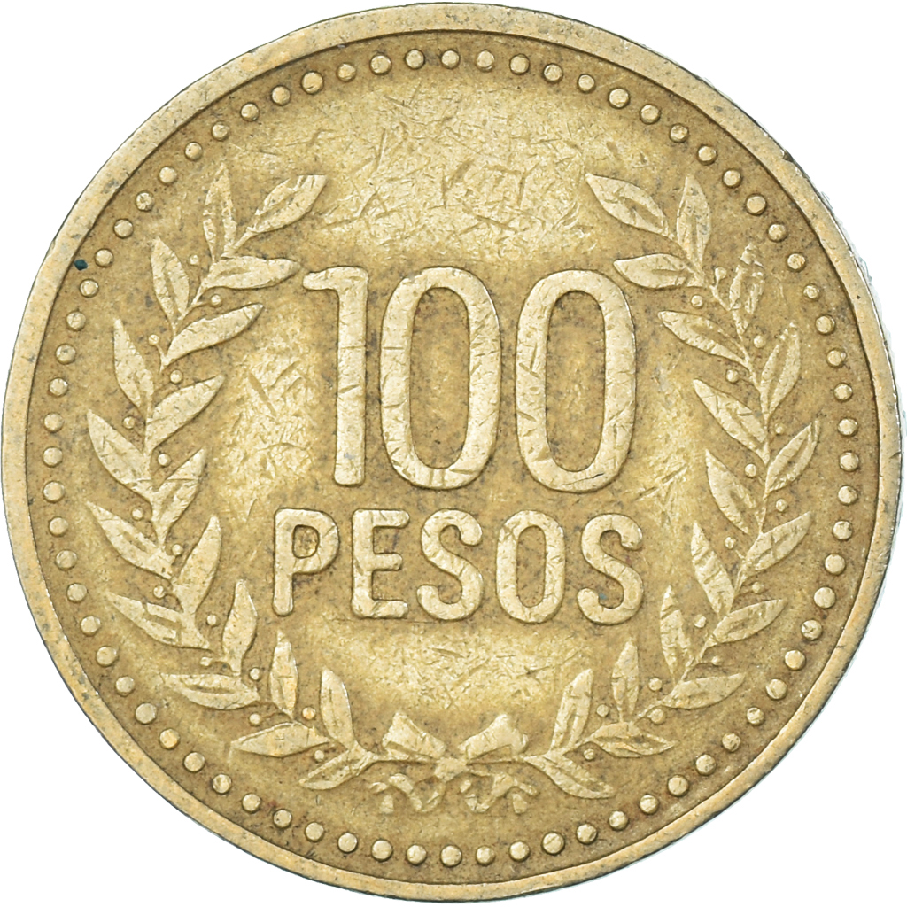 Coin, Colombia, 100 Pesos, 1995
