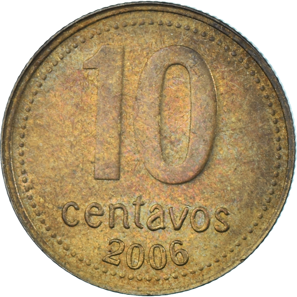 Coin, Argentina, 10 Centavos, 2006